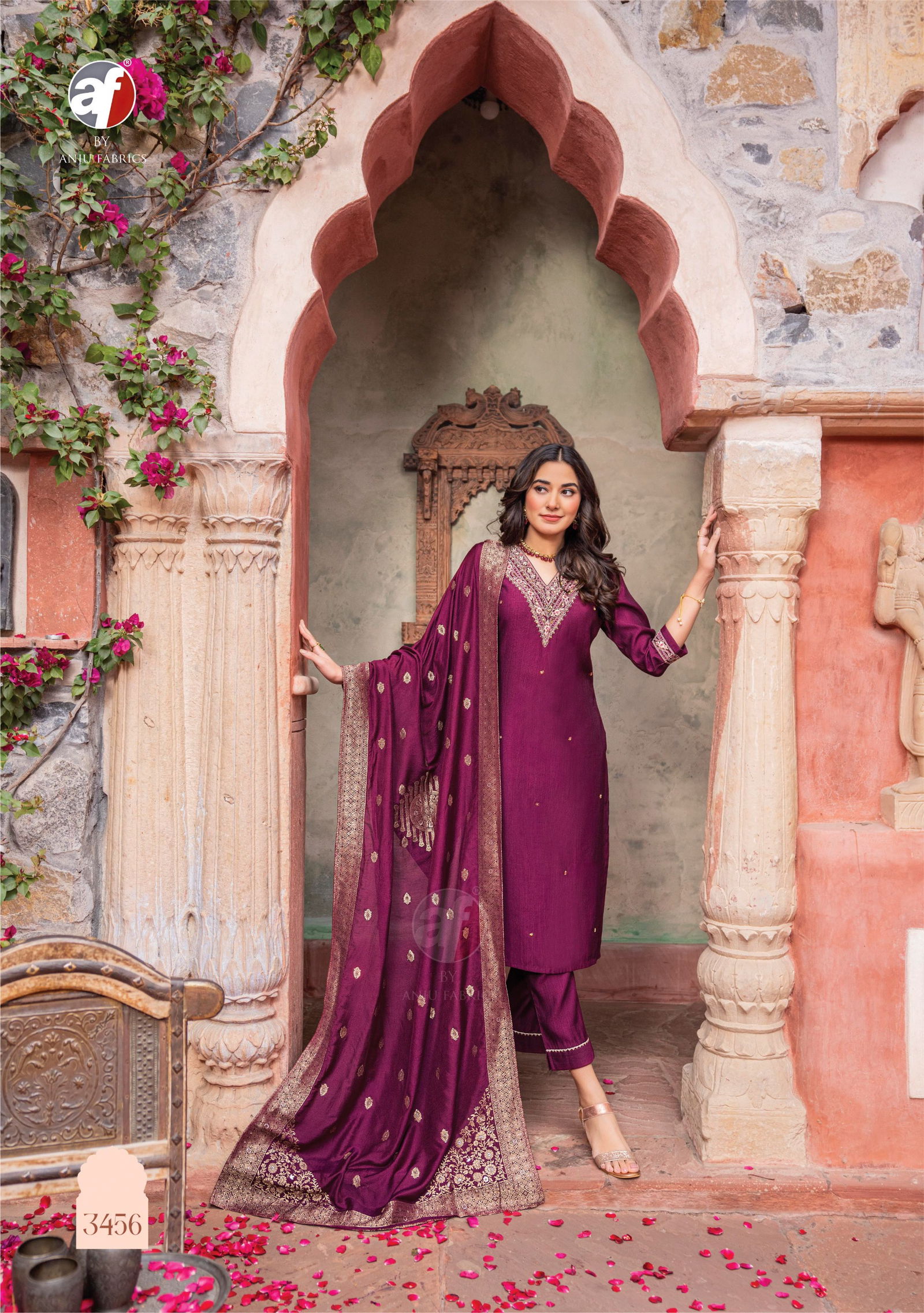 Mayuri Vol 4 By AF Designer Kurti With Bottom Dupatta Wholesale Shop In Surat